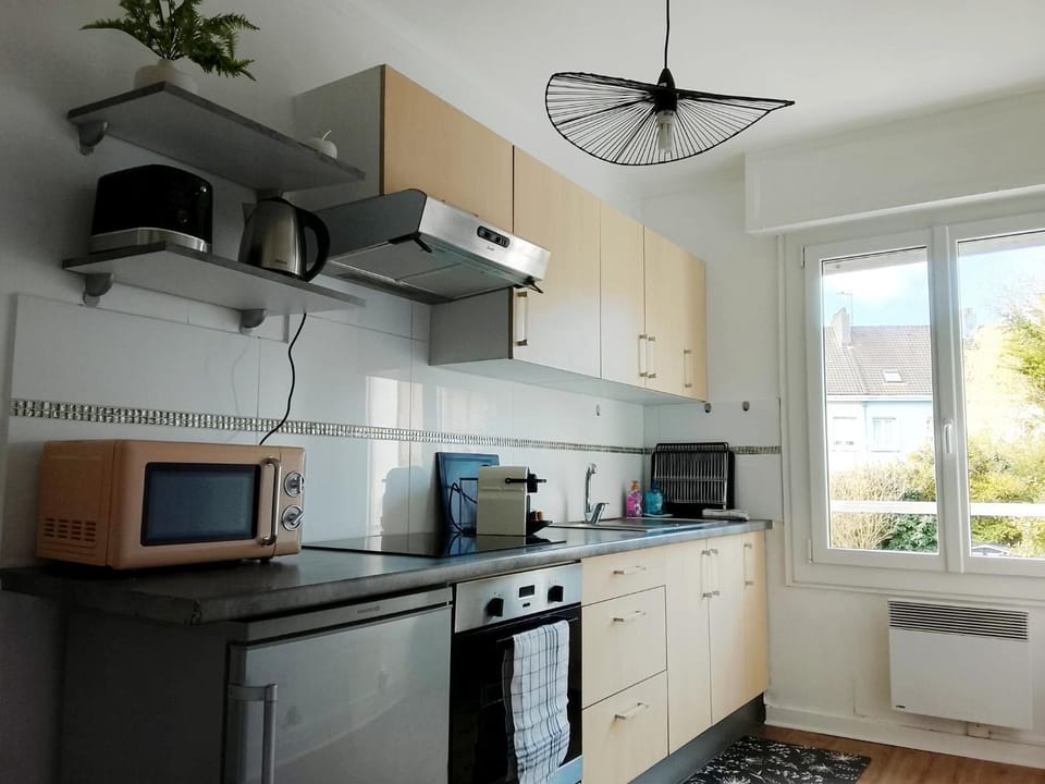 Appartement lumineux 50 mètres carrés rénové proche plage Apartment in Hauts-de-France