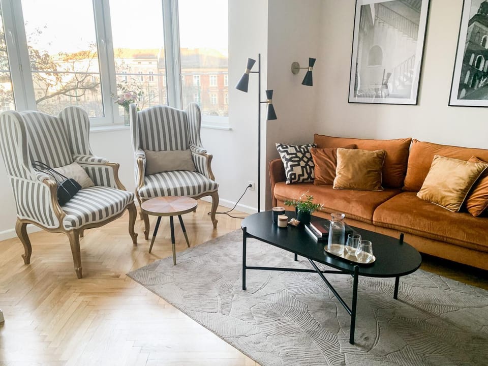 View (from property/room), Living room, City view, air conditioner