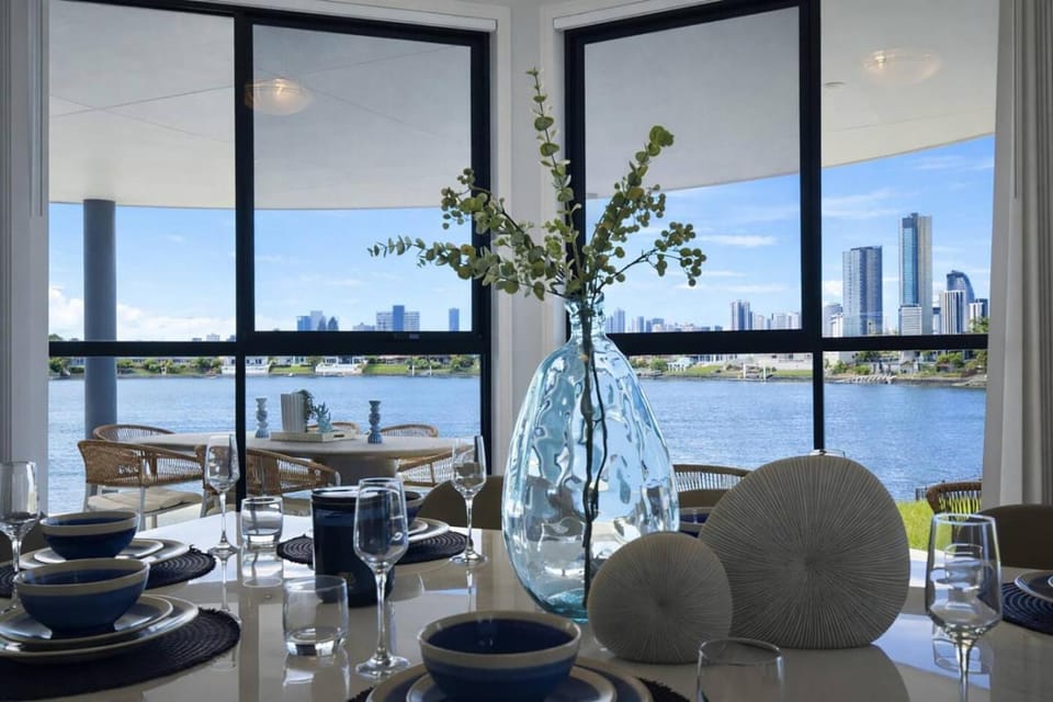 Stylish Canalfront Paradise with Designer Interiors House in Mermaid Waters