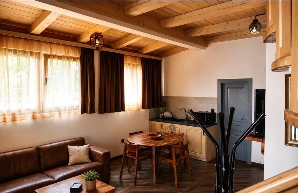 Living room, Seating area, Dining area