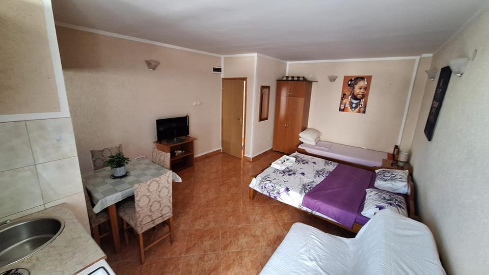 Bed, TV and multimedia, Kitchen or kitchenette