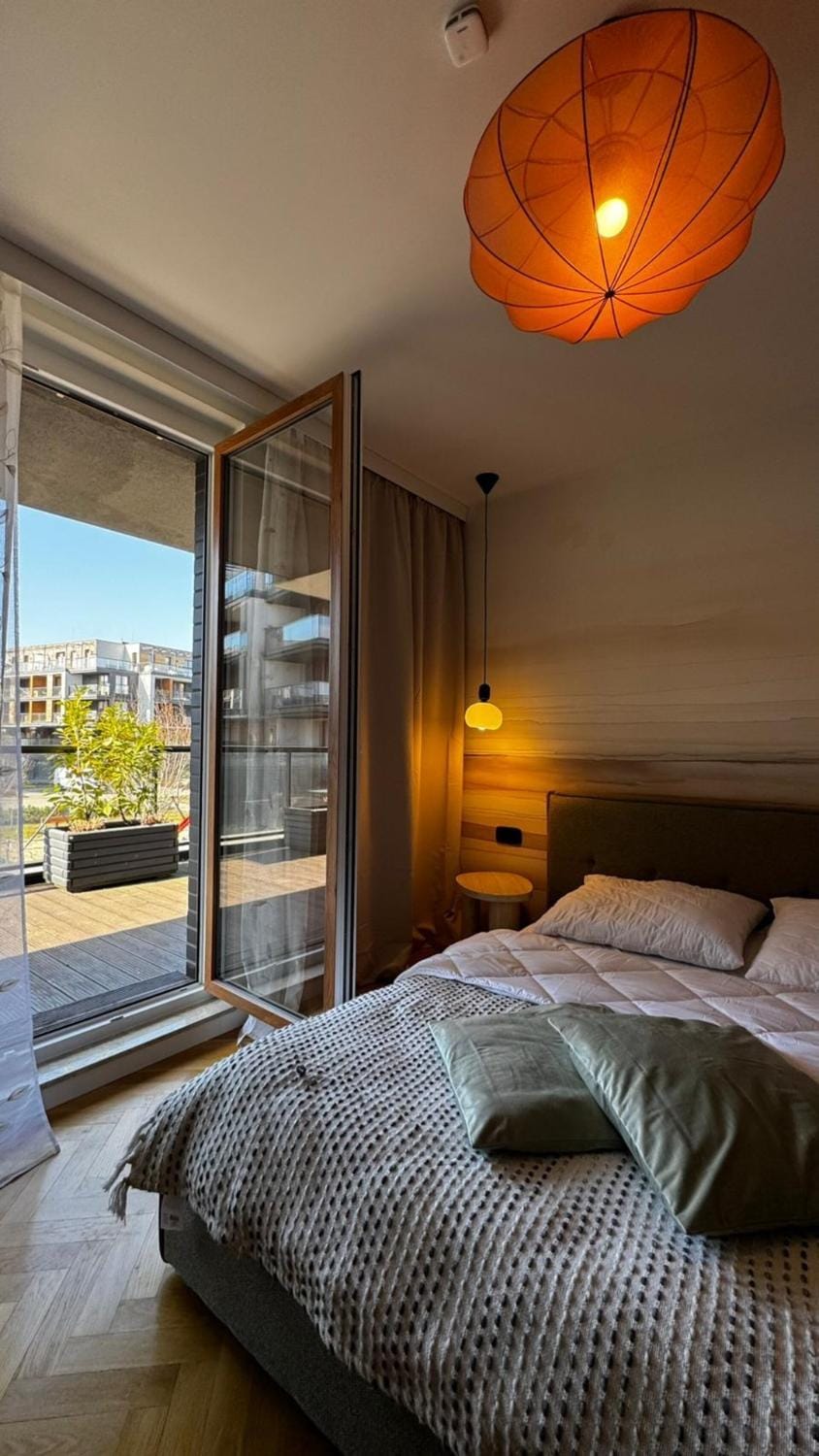 Bagry Lake Grand Terrace AC & Free Parking Apartment in Krakow