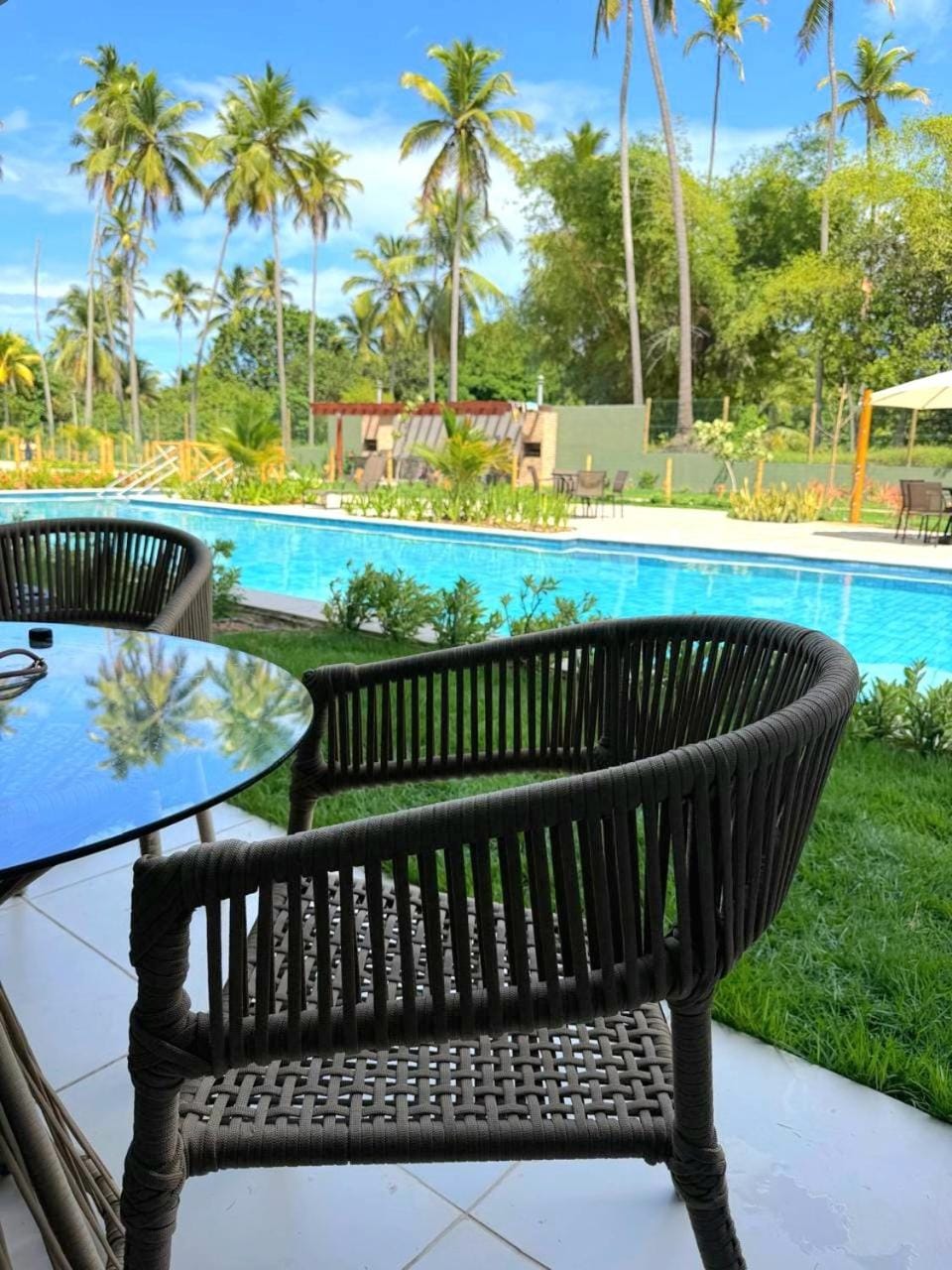 Patio, Day, Garden, Garden view, Pool view, Swimming pool