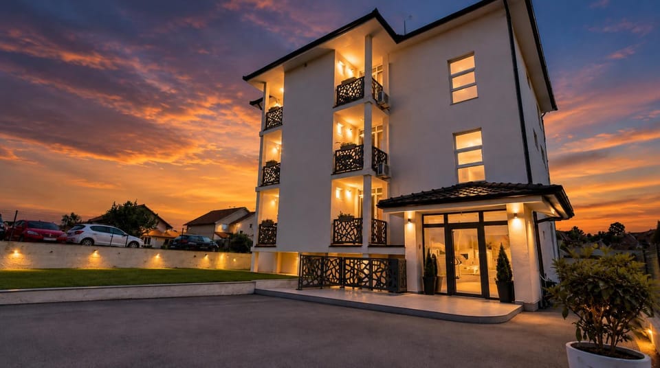Property building, Night