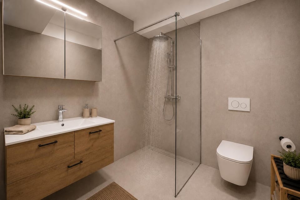 Shower, Toilet, Bathroom