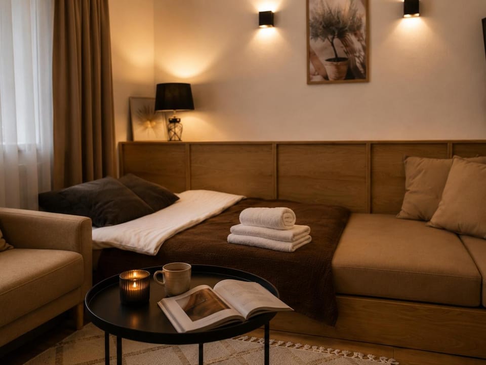 Living room, Bedroom