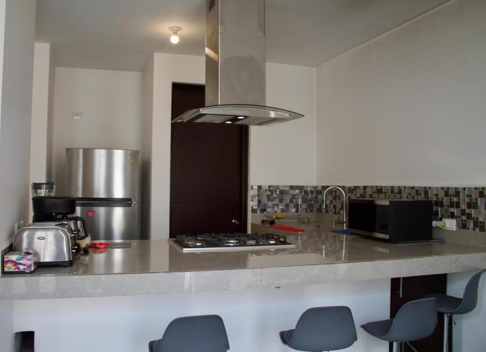 Coffee/tea facilities, Kitchen or kitchenette, minibar, stove, toaster