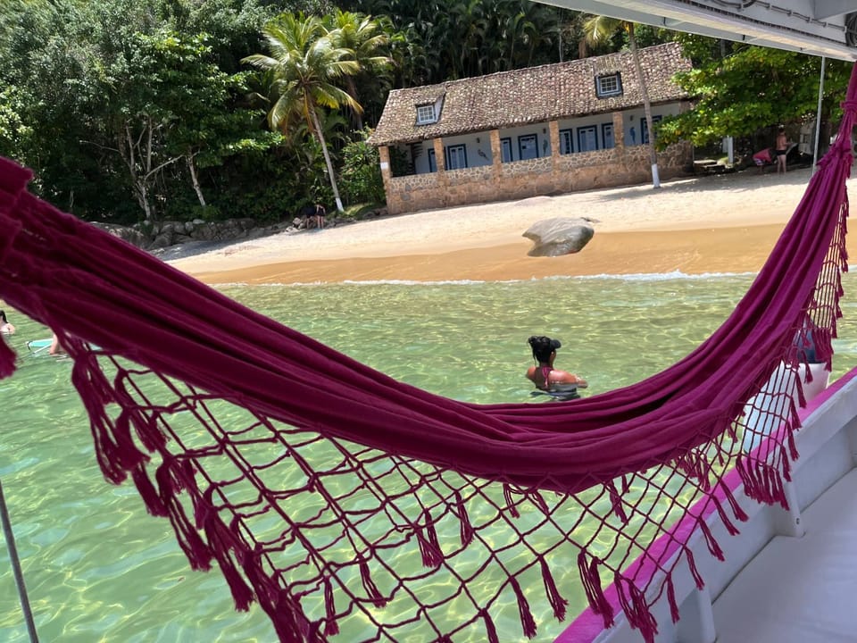 Vibe Docked boat in Paraty