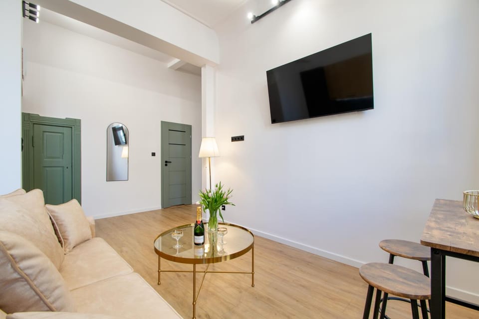 Vintage Grey Apartment MTP Sala Ziemi Stare Zoo Apartment in Poznan