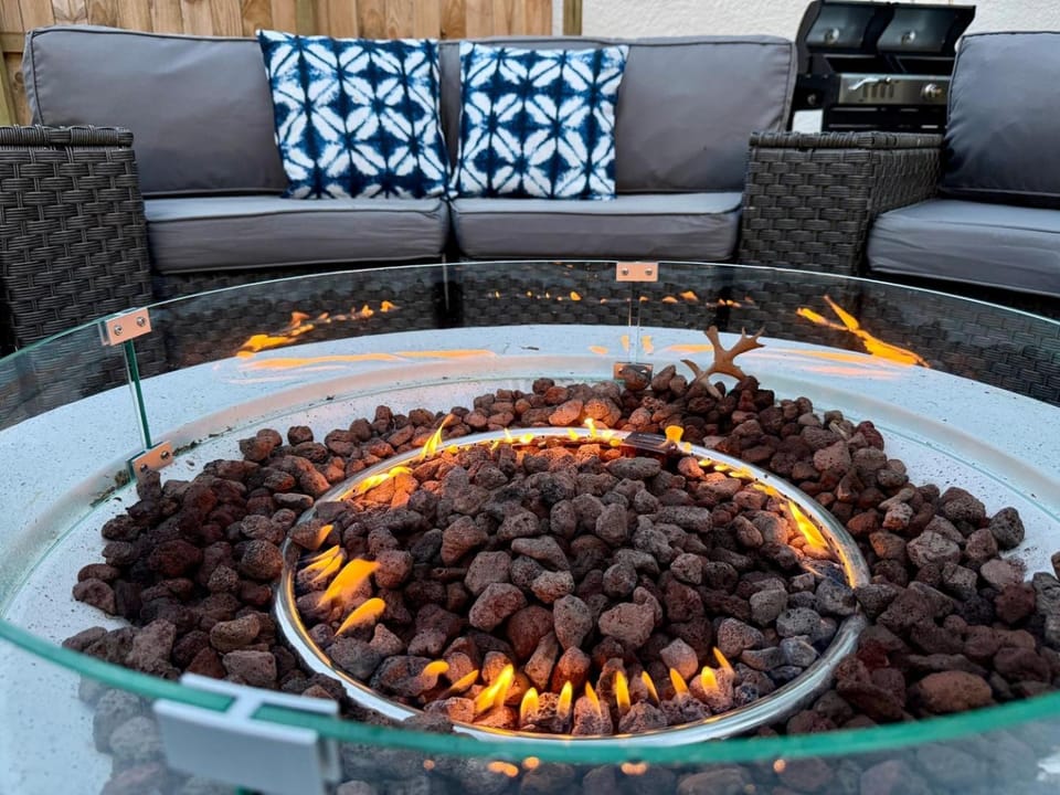 Theater Room • Fire Pit + Grill • Sleeps 16 House in Kansas City