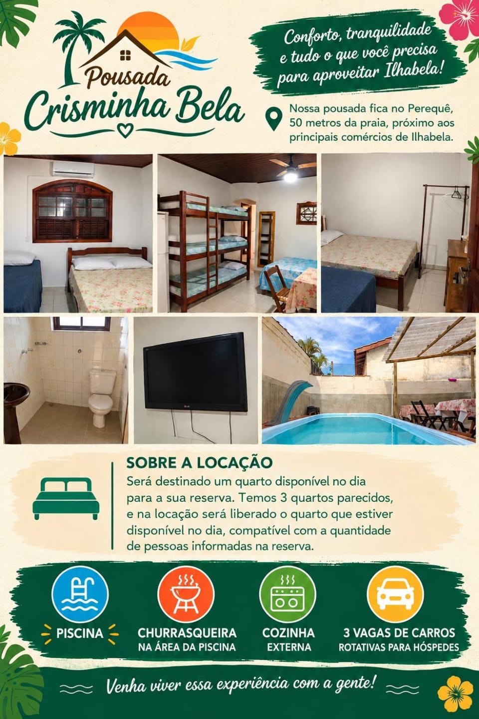 Apartamento Ilhabela com cozinha compacta Vacation rental in Ilhabela