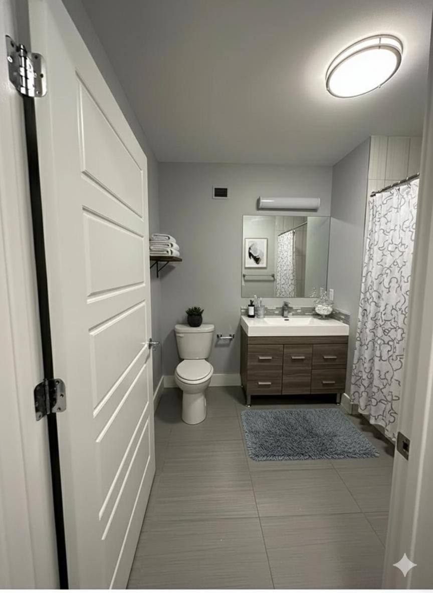 2 BR Apt 15-mins from NYC-MetLife-American Dream Apartment in North Bergen