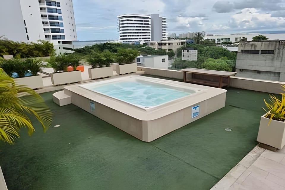 Azul Infinito para disfrutar en la Bella Cartagena Apartment in Cartagena