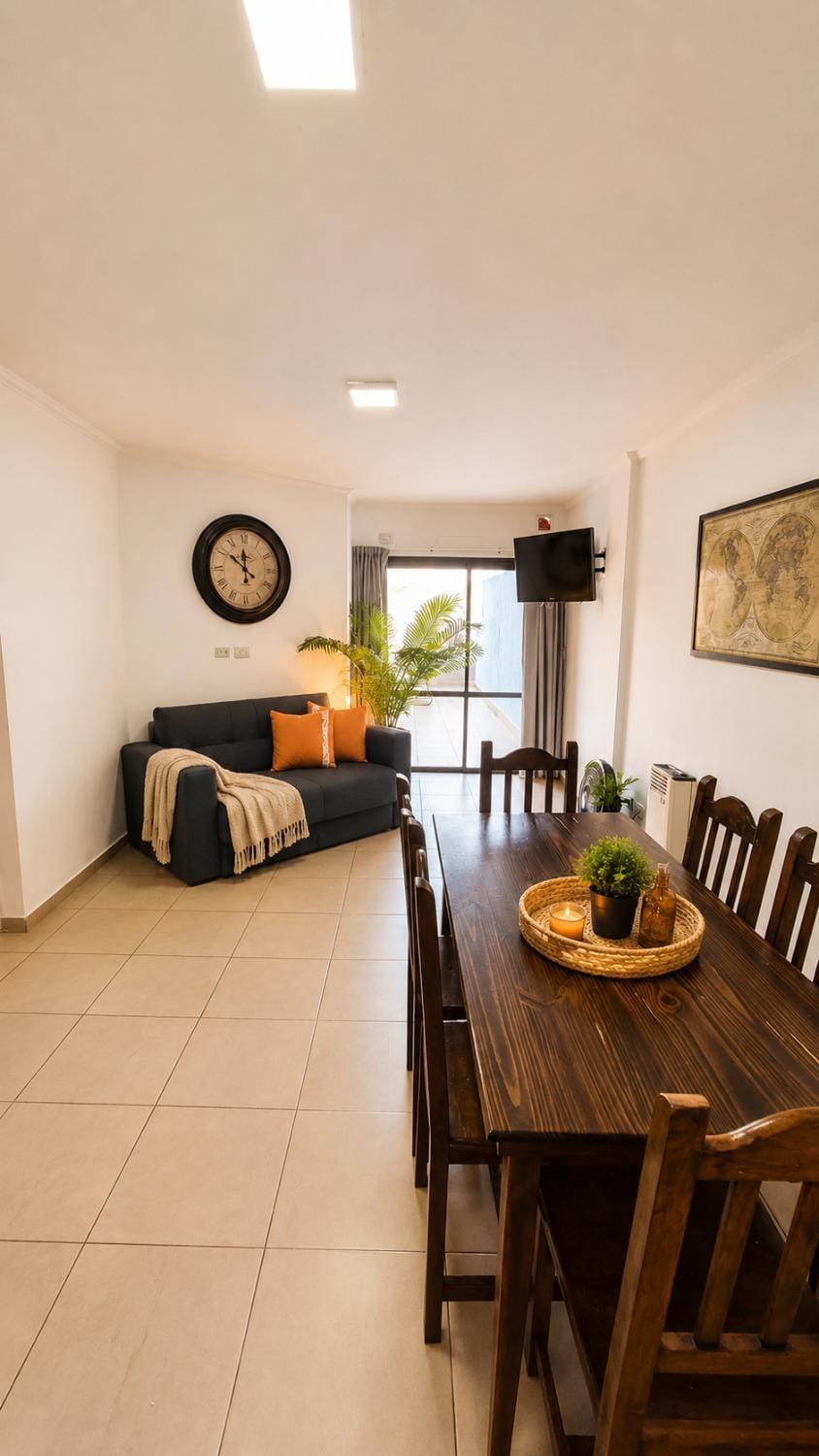 Bed, Living room, Photo of the whole room, Seating area, Dining area