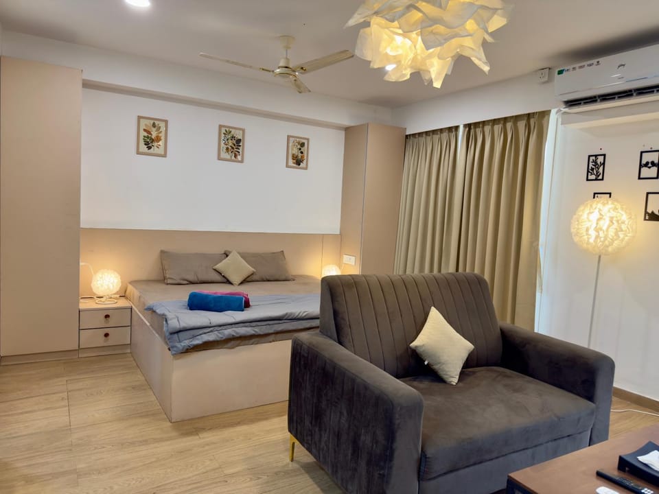 Bedroom, air conditioner