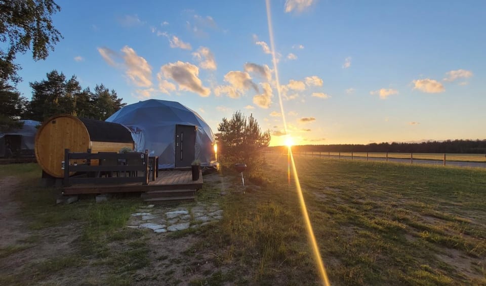 Glamping Podniebny Luxury tent in Pomeranian Voivodeship