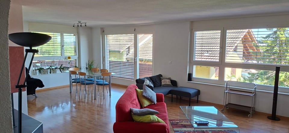 Living room, Seating area, Dining area