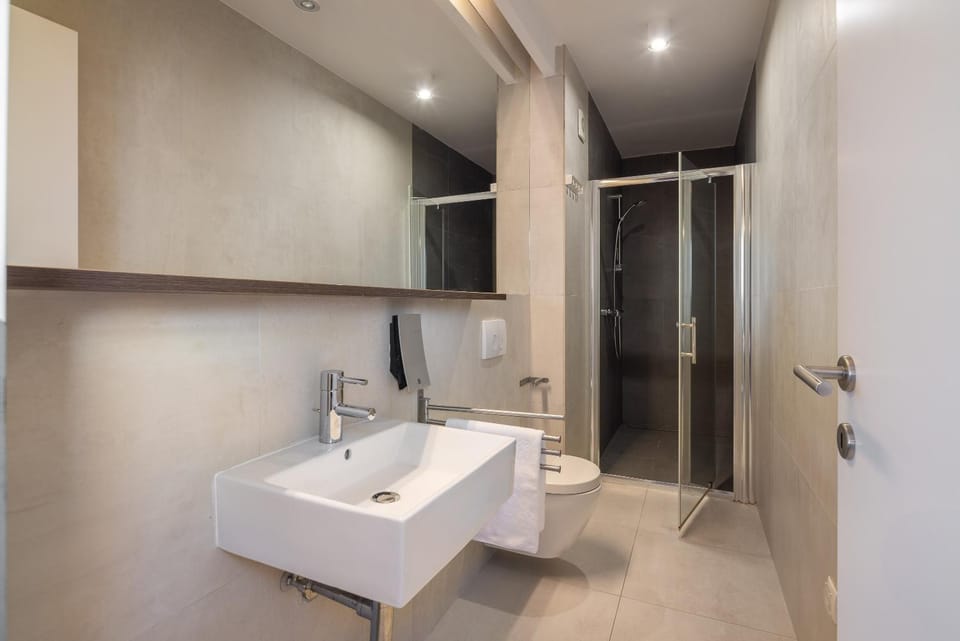 Shower, Toilet, Bathroom, towels