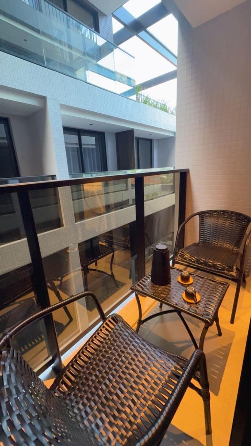 Flat Luxo no Hit Cabo Branco • 60m do Mar•Rooftop Apartment in João Pessoa