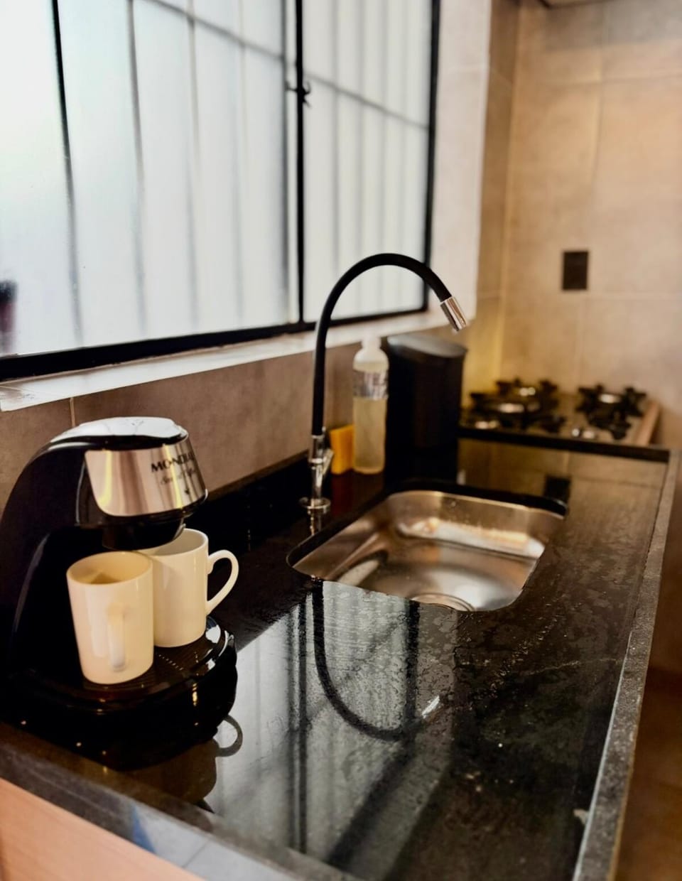Apê Studio 3 Varanda Gourmet e Ar Condicionado - Rodoviária do Vista Linda Apartment in Bertioga