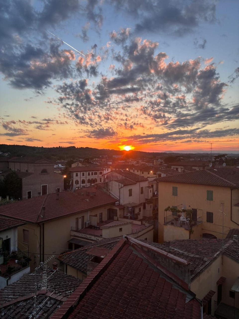City view, Sunset