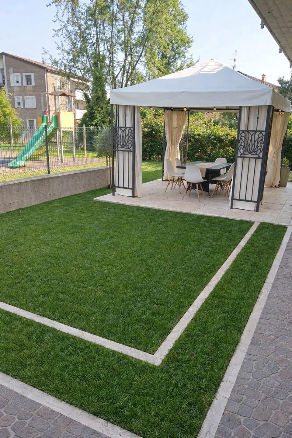 Natural landscape, Garden, Garden view