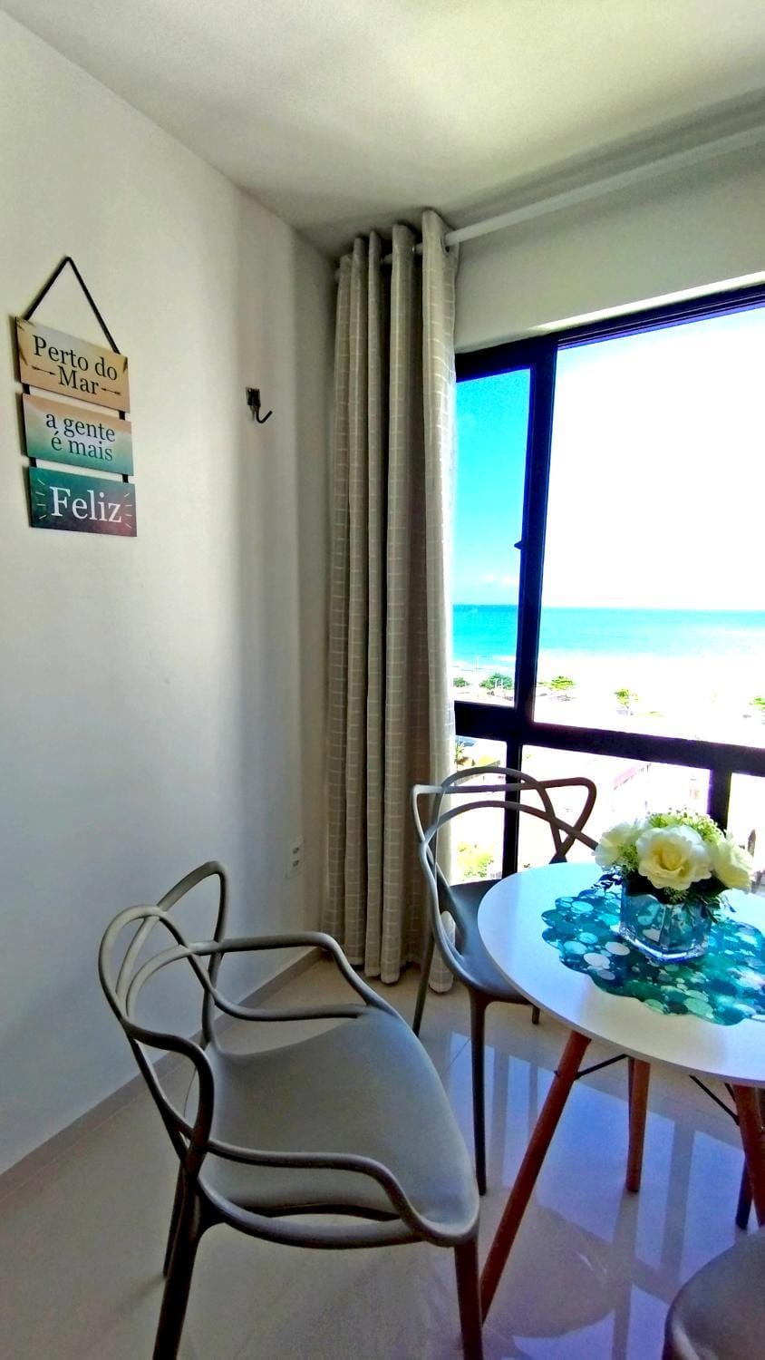 Living room, Dining area, Sea view