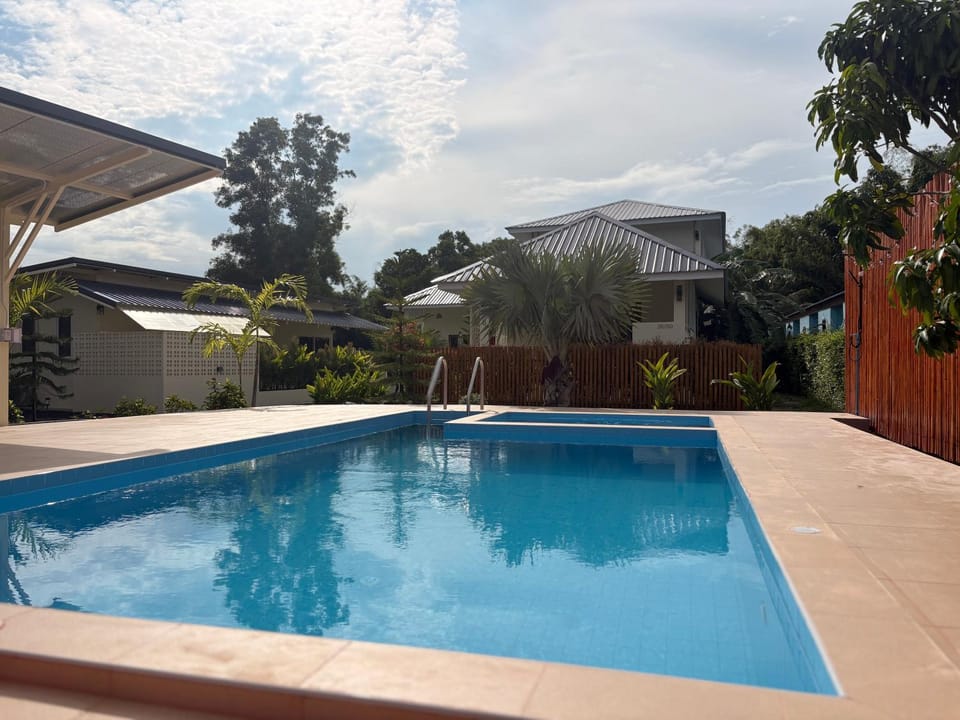 Patio, Garden, Swimming pool