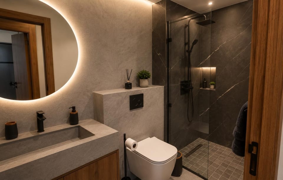 Shower, Toilet, Bathroom