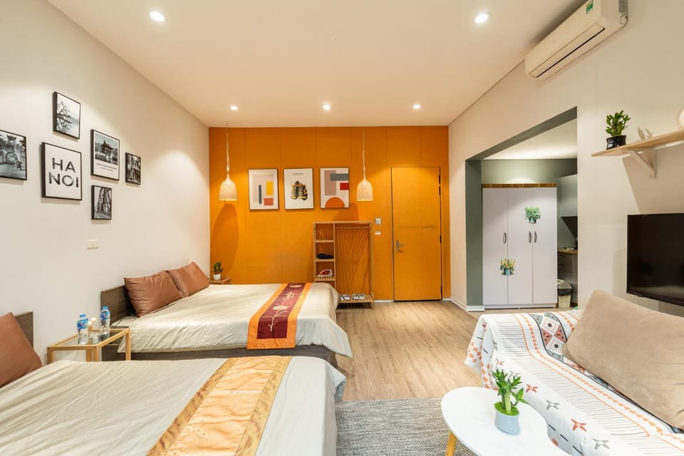 Living room, Bedroom