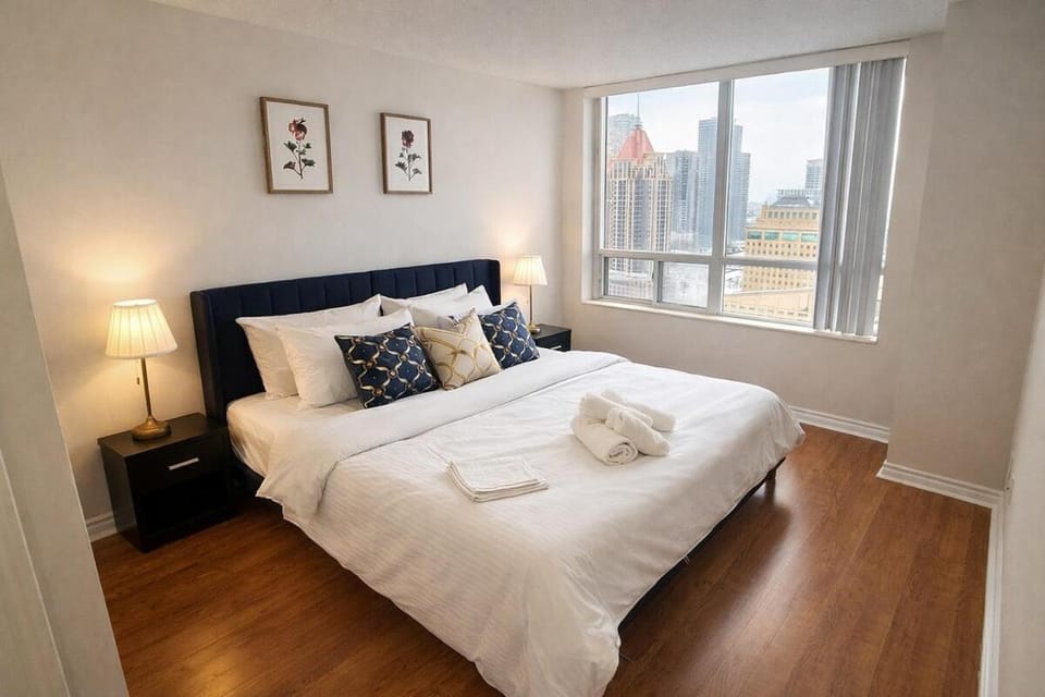 Skyline Retreat Floor-to-Ceiling Views Apartment in Mississauga