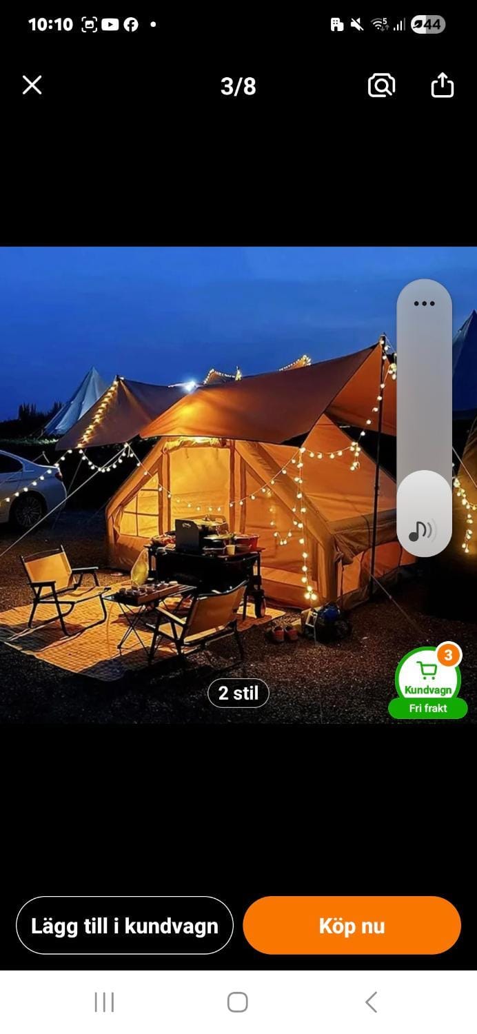 Zingo Luxury tent in Kalmar County, Sweden