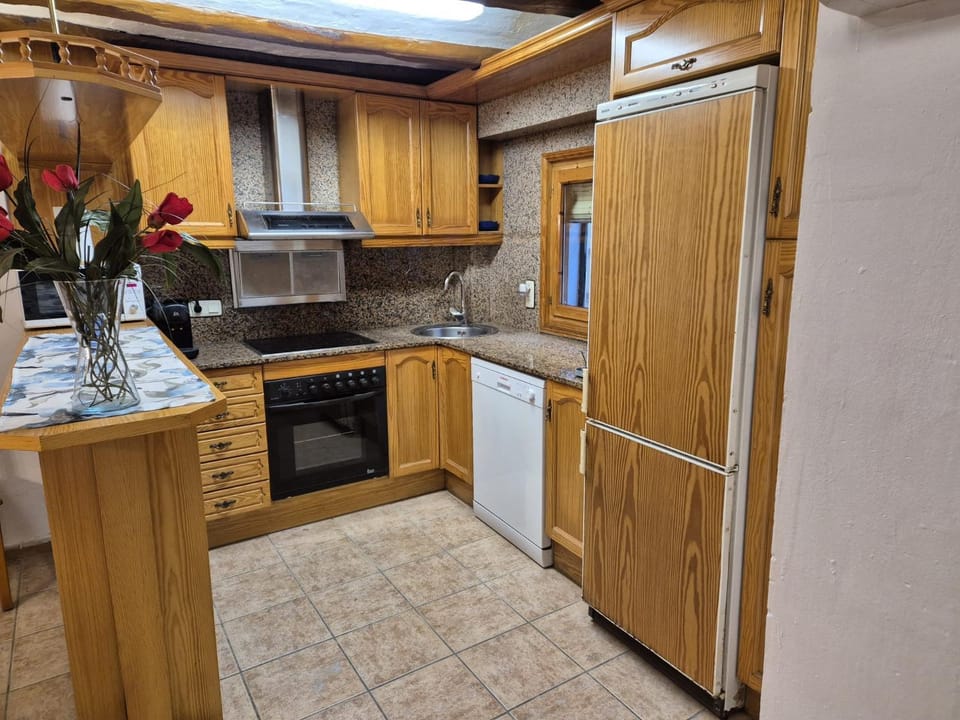 Kitchen or kitchenette, dishwasher, minibar, oven, stove