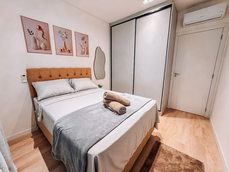 Flat moderno com churrasqueira próximo à Unifebe Apartment in Brusque