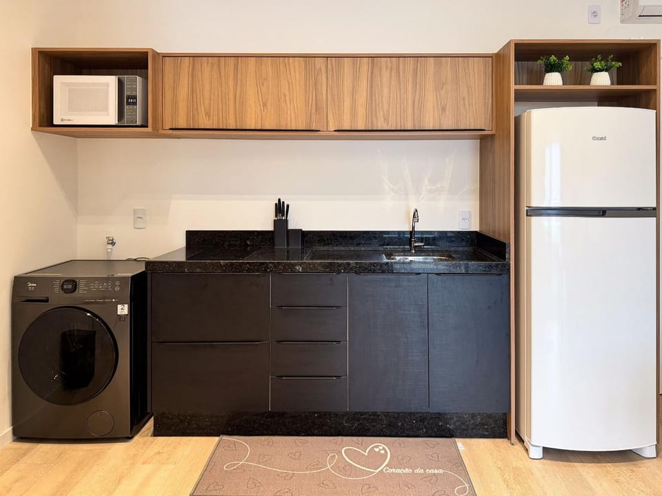 Flat moderno com churrasqueira próximo à Unifebe Apartment in Brusque