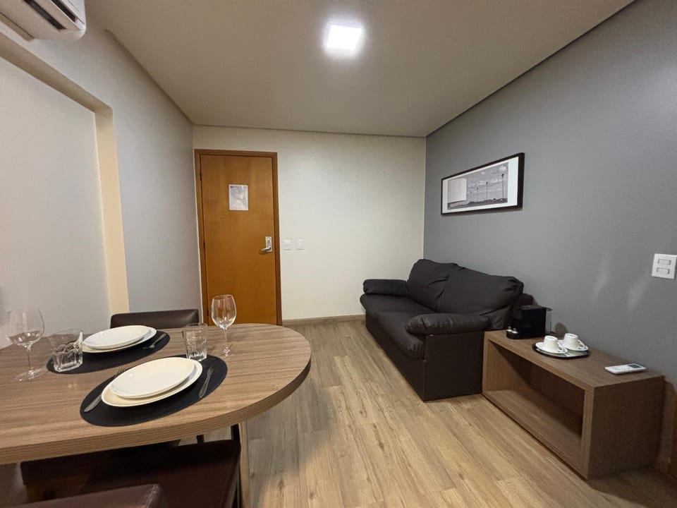 Apart Crystal Place Ar, Cozinha, Garagem HUGO Apartment hotel in Goiania