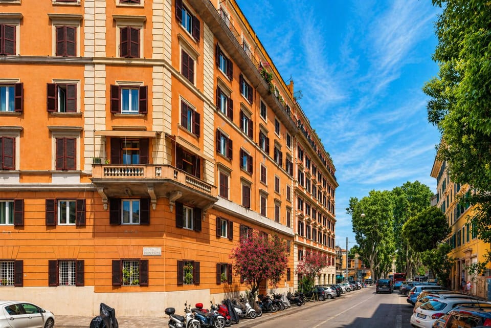 Property building, Neighbourhood, City view, Street view, Parking
