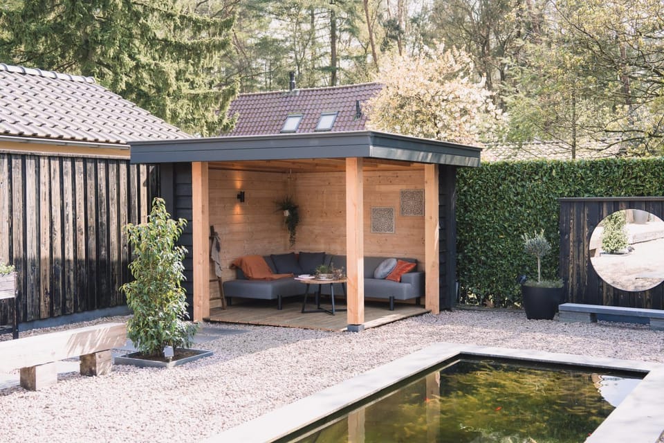 Patio, Garden, Garden view