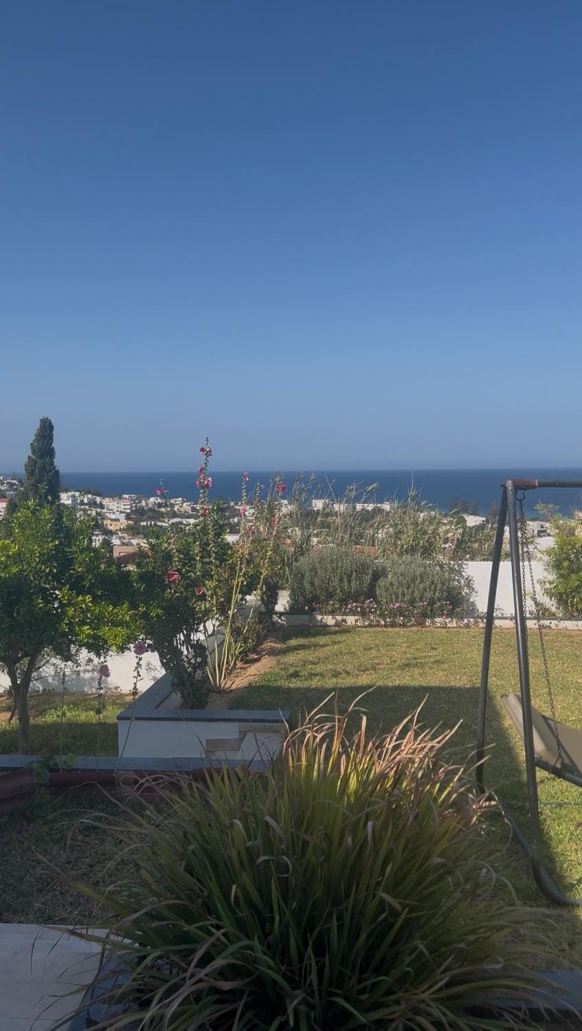 Natural landscape, Garden, Sea view