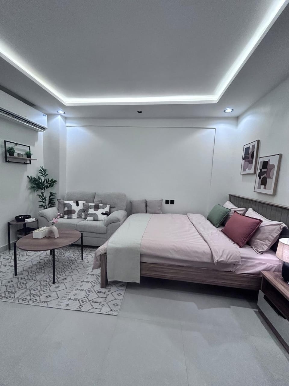Japandi in Al Uruba Apartment in Riyadh