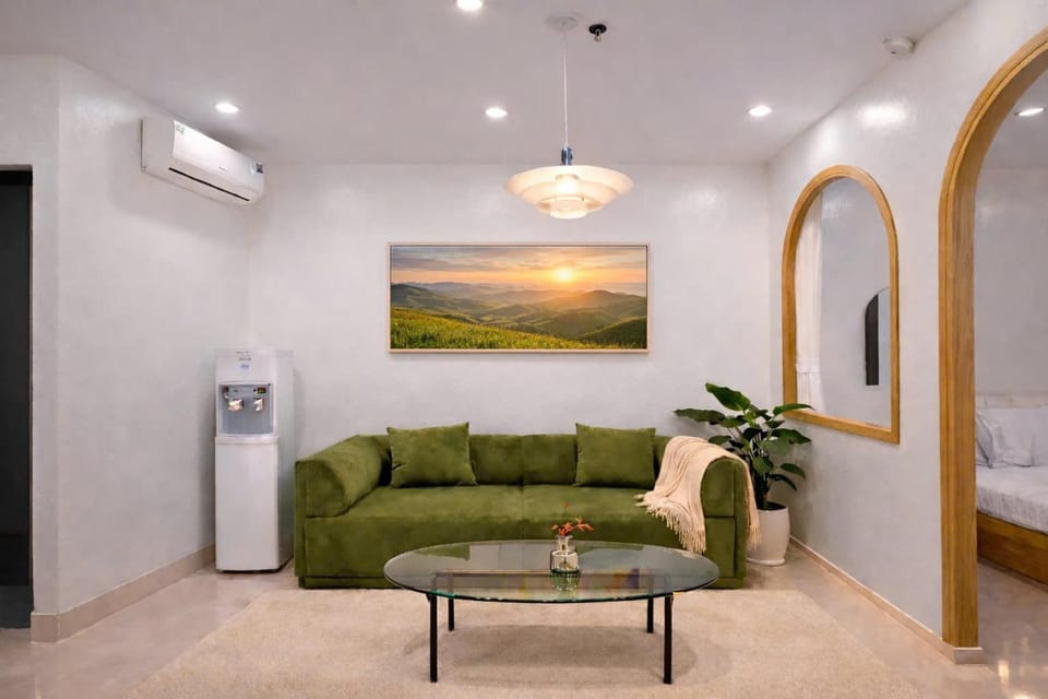 Living room, Photo of the whole room, Seating area, air conditioner