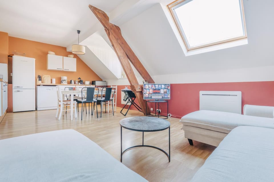 La Suite, Appartement 2 chambres, 5 personnes, plein centre, proche plage de Wimereux Apartment in Wimereux