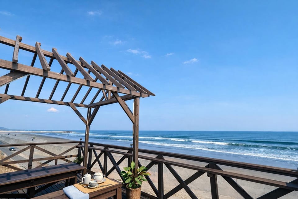 View (from property/room), Balcony/Terrace, Beach, Sea view