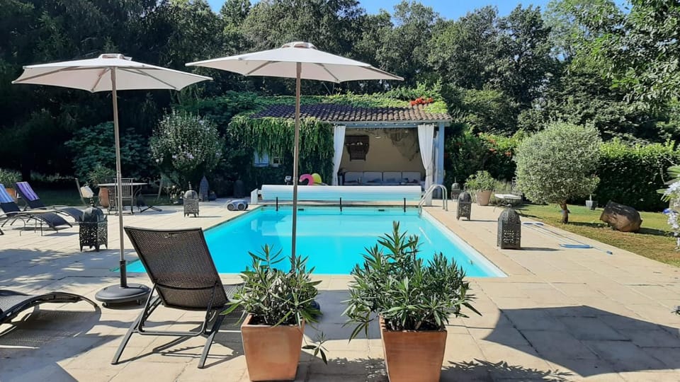 Garden, Seating area, Swimming pool, sunbed