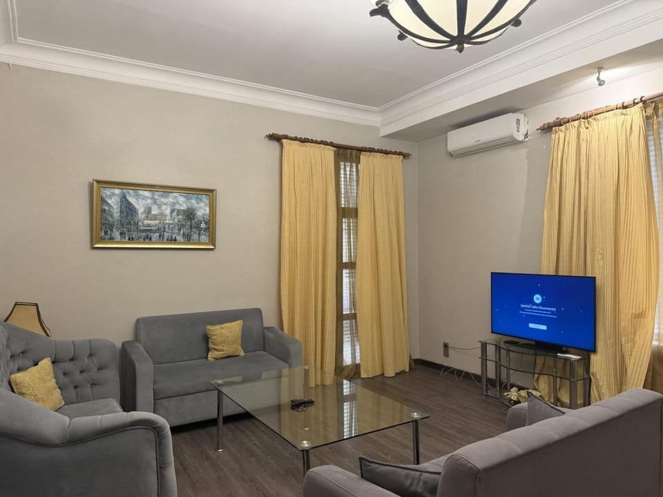 TV and multimedia, Living room, Seating area, air conditioner