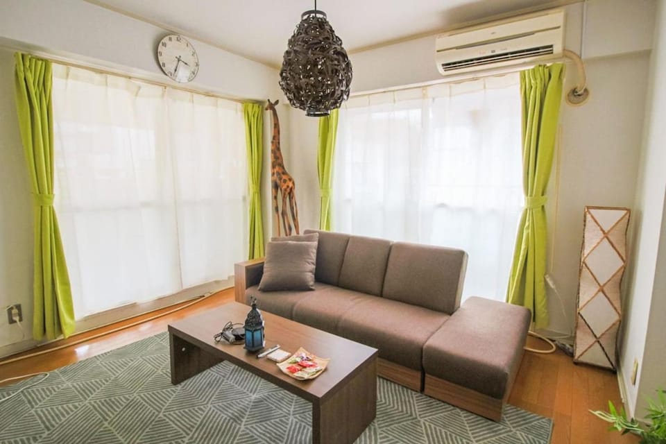 Living room, air conditioner