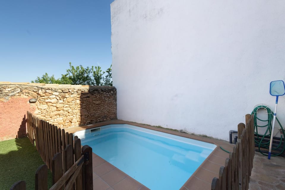 Property building, Living room, Swimming pool