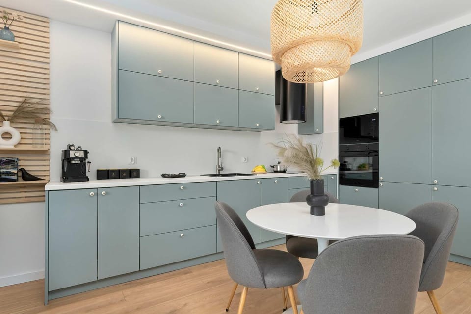 Coffee/tea facilities, Kitchen or kitchenette, Dining area, dishwasher, oven, pet friendly, stove