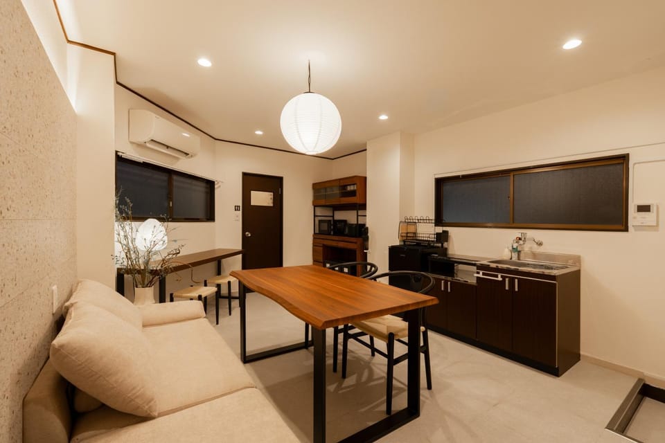 Dining area, air conditioner