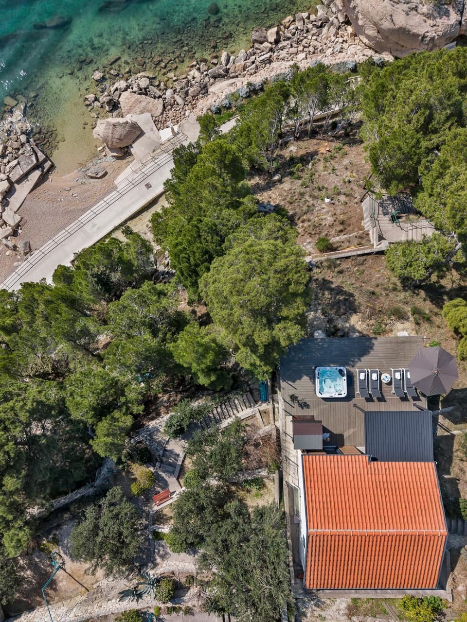 Beach House Tramonto - Makarska Exklusiv House in Brela